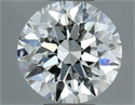 Natural Diamond 0.71 Carats, Round with Excellent Cut, G Color, VVS2 Clarity and Certified by IGI
