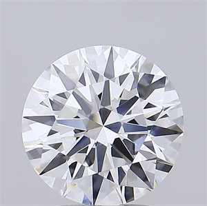 Picture of Lab Grown Diamond 3.08 Carats, Round with Ideal Cut, E Color, VVS2 Clarity and Certified by IGI