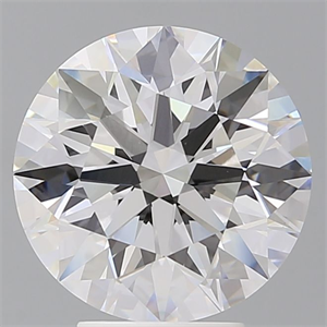 Picture of Lab Grown Diamond 4.53 Carats, Round with Ideal Cut, E Color, VVS2 Clarity and Certified by IGI