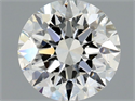 Natural Diamond 1.01 Carats, Round with Excellent Cut, H Color, SI1 Clarity and Certified by GIA
