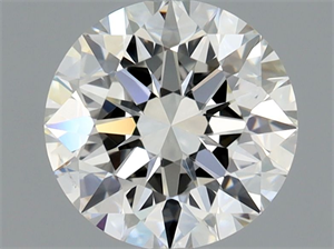 Picture of Natural Diamond 1.01 Carats, Round with Excellent Cut, H Color, SI1 Clarity and Certified by GIA
