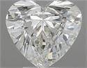 Natural Diamond 0.40 Carats, Heart with  Cut, H Color, VS2 Clarity and Certified by IGI