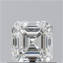 Diamante Natural 0.71 quilates, Asscher , Color I, claridad VVS1 y certificado GIA