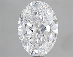 Picture of Natural Diamond 2.01 Carats, Oval with  Cut, D Color, SI1 Clarity and Certified by GIA