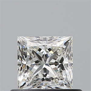 Picture of Natural Diamond 0.52 Carats, Princess with  Cut, I Color, VS2 Clarity and Certified by GIA