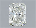 Natural Diamond 0.71 Carats, Radiant with  Cut, J Color, VVS1 Clarity and Certified by GIA