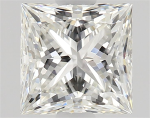 Picture of Natural Diamond 0.80 Carats, Princess with  Cut, H Color, VVS1 Clarity and Certified by GIA
