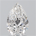 Natural Diamond 1.20 Carats, Pear with  Cut, E Color, SI2 Clarity and Certified by GIA