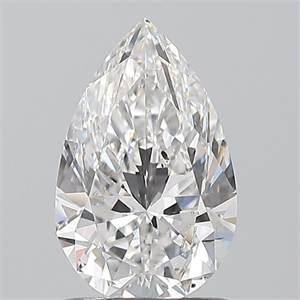 Picture of Natural Diamond 1.20 Carats, Pear with  Cut, E Color, SI2 Clarity and Certified by GIA