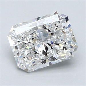 Picture of Natural Diamond 2.01 Carats, Radiant with  Cut, E Color, SI1 Clarity and Certified by GIA
