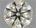 Natural Diamond 0.70 Carats, Round with Very Good Cut, L Color, VVS2 Clarity and Certified by IGI