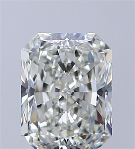 Picture of Natural Diamond 1.21 Carats, Radiant with  Cut, I Color, VS1 Clarity and Certified by GIA