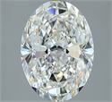 Diamante Natural 2.50 quilates, Ovalado , Color H, claridad SI1 y certificado GIA