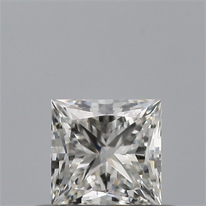 Picture of Natural Diamond 0.41 Carats, Princess with  Cut, H Color, VVS1 Clarity and Certified by GIA