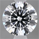 Lab Grown Diamond 0.74 Carats, Round with Very Good Cut, D Color, VS1 Clarity and Certified by IGI
