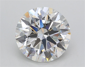 Picture of Lab Grown Diamond 4.02 Carats, Round with Excellent Cut, F Color, VS1 Clarity and Certified by GIA