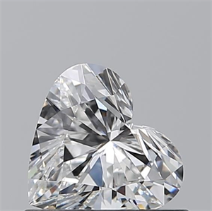 Picture of Natural Diamond 0.50 Carats, Heart with  Cut, F Color, VVS2 Clarity and Certified by GIA