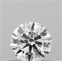 Natural Diamond 0.41 Carats, Round with Excellent Cut, G Color, SI2 Clarity and Certified by IGI