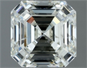 Diamante Natural 1.00 quilates, Asscher , Color J, claridad SI1 y certificado IGI