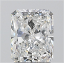 Natural Diamond 1.50 Carats, Radiant with  Cut, E Color, SI2 Clarity and Certified by GIA