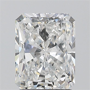Picture of Natural Diamond 1.50 Carats, Radiant with  Cut, E Color, SI2 Clarity and Certified by GIA