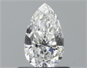 Diamante Natural 0.47 quilates, De pera , Color D, claridad VS1 y certificado GIA