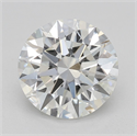 Natural Diamond 2.01 Carats, Round with Excellent Cut, H Color, VS2 Clarity and Certified by GIA