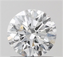 Lab Grown Diamond 1.04 Carats, Round with Ideal Cut, D Color, VVS2 Clarity and Certified by IGI