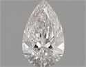 Natural Diamond 0.43 Carats, Pear with  Cut, D Color, SI2 Clarity and Certified by GIA