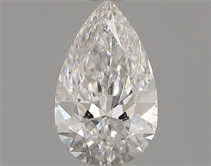 Picture of Natural Diamond 0.43 Carats, Pear with  Cut, D Color, SI2 Clarity and Certified by GIA