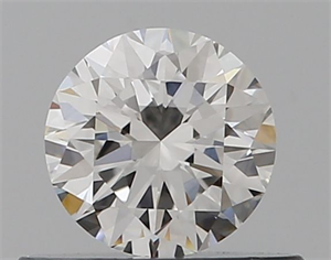 Foto Diamante Natural 0.41 quilates, Redondo , Color F, claridad VVS1 y certificado GIA de