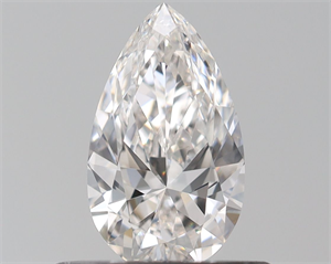 Picture of Natural Diamond 0.40 Carats, Pear with  Cut, H Color, IF Clarity and Certified by GIA