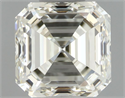 Natural Diamond 1.01 Carats, Asscher with  Cut, J Color, VVS1 Clarity and Certified by IGI