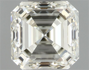 Picture of Natural Diamond 1.01 Carats, Asscher with  Cut, J Color, VVS1 Clarity and Certified by IGI