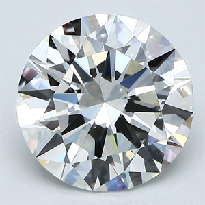 Foto Diamante Natural 2.53 quilates, Redondo , Color H, claridad VS1 y certificado GIA de