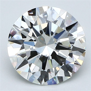 Foto Diamante Natural 2.53 quilates, Redondo , Color H, claridad VS1 y certificado GIA de