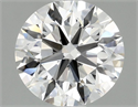 Del inventario de diamantes de laboratorio, 2.46 quilates, Redondo , Color F, claridad VVS2 y certificado IGI