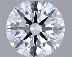 Picture of Lab Grown Diamond 1.04 Carats, Round with Ideal Cut, D Color, VVS2 Clarity and Certified by IGI