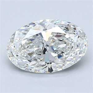 Picture of Natural Diamond 1.30 Carats, Oval with  Cut, F Color, VS2 Clarity and Certified by GIA