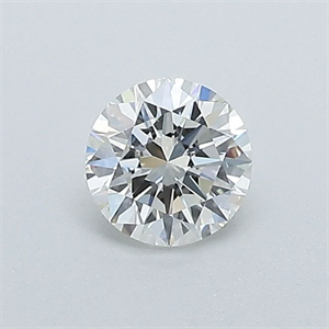 Foto Diamante Natural 0.40 quilates, Redondo , Color I, claridad VVS2 y certificado GIA de