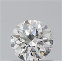 Natural Diamond 0.71 Carats, Round with Excellent Cut, F Color, VS1 Clarity and Certified by GIA