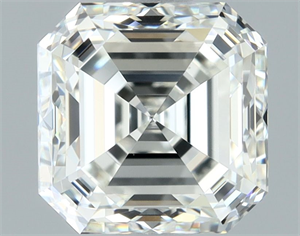 Foto Diamante Natural 1.51 quilates, Asscher , Color H, claridad VS1 y certificado IGI de