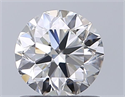 Natural Diamond 0.90 Carats, Round with Very Good Cut, H Color, VS2 Clarity and Certified by GIA