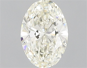 Picture of Natural Diamond 0.41 Carats, Oval with  Cut, L Color, SI1 Clarity and Certified by GIA