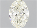 Diamante Natural 0.41 quilates, Ovalado , Color L, claridad SI1 y certificado GIA