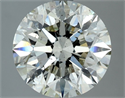 Natural Diamond 3.02 Carats, Round with Excellent Cut, M Color, SI2 Clarity and Certified by GIA