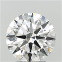 Lab Grown Diamond 3.02 Carats, Round with Ideal Cut, E Color, VVS2 Clarity and Certified by IGI