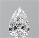 Natural Diamond 0.70 Carats, Pear with  Cut, E Color, SI1 Clarity and Certified by GIA