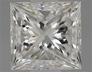 Foto Diamante Natural 0.60 quilates, Princesa , Color G, claridad SI1 y certificado GIA de