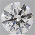 Lab Grown Diamond 5.55 Carats, Round with Excellent Cut, F Color, VS1 Clarity and Certified by IGI